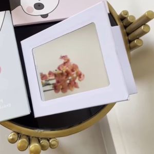 ✧SUPERMALL✧ Cermin Rias Model Notebook / Cermin Kaca Rias Lipat Sedang / Folding Mirror Portable / Cermin Lipat Model Buku R1064