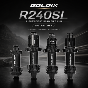 GOLDIX R240SL front and rear 24h disc lock 36T road bike ultra light 260g can be quickly disassembled cylinder axle wheel hub