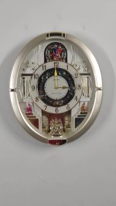 100% ORIGINAL SEIKO Melodies in Motion Light Sensor Wall Clock QXM290 (QXM290S) [Jam Dinding Muzik]