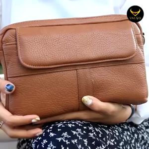 Tas Selempang Kulit Wanita Cewek Handbag Kulit Wanita Perempuan Tas Tangan Wanita Bisa Jadi Selempang AMORA Bag Dari Kulit Sapi Premium