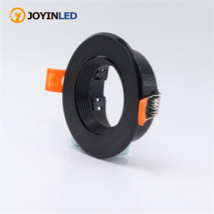 Black White GU10 MR16 LED Recessed Downlights Bulb Fixture Round Down Light Holder Spotlight Indoor Ceilings Light Fitting