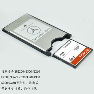 การอ่านและเขียนแบบอัตโนมัติ Ermeto Music Storage Card CF/SD สำหรับ Mercedes-Benz E300 E260 GLK S350 16G PCMCIA 1-in-1