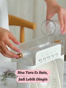KIPAS PENDINGIN MINI AC PORTABLE AIR COOLER MOBIL DAN RUANGAN | AC Portable Air Cooler AC Mini Super Dingin