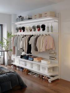 Free-standing Metal Closet Shelving Unit