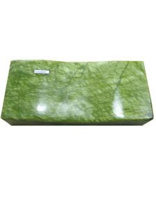 Natural Solid Jade Pillow Cooling Bedding Health Care Sweat Bath Neck Support Pillow Rectangular Shape for Adults in Bedroom