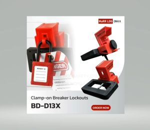 ชุดล็อคเครื่องคุมกระแสไฟฟ้า480-600V Clamp-On & Large Clamp-On Breaker Lockout รุ่น BD-D13X (1ชิ้น)