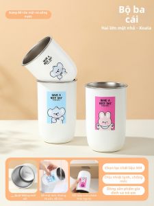 YOULUNMEI | Cốc Thép Không Gỉ Chống Khuẩn Chống Mốc