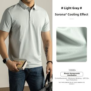 WEIJINSHI | Cooling Light Ice Silk Quick-Dry Anti-Bacterial Polo Shirt