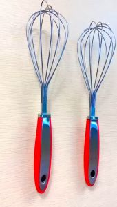 Pengocok Telur Manual Extra Tebal Pengaduk Adonan Hand Mixer Egg Whisk Stainless Steel 12 Inch