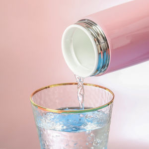 Ins Style Ceramic Inner Barrel Insulated Water Cup Porcelain Portable Coffee Beauty Beverage Cup for Female Students