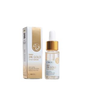 24k Gold Snail Serum Hydrating Face Essence Reduces Wrinkles Improves Dullness Moisturizing Skin Care