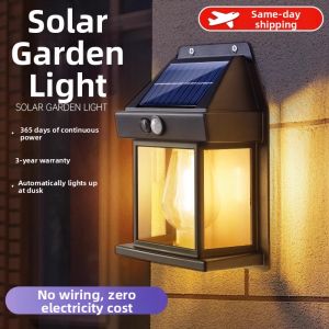 YUANMUXUAN | Outdoor Waterproof Solar Motion Sensor Wall Light