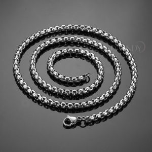 Dây chuyền vòng cổ basic trơn nam nữ Vòng cổ thép titan không rỉ đẹp ngầu đơn giản | Dandy