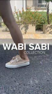 Giày Sục Zoe Vải Tweed Màu Creamy