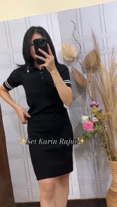 BestStore - Setelan 2IN1 Atasan Crop & Rok Pendek