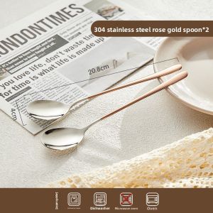 CAROTE | Aesthetic Korean-Style Mixing Spoon Stainless Steel Tablespoon