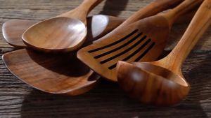 Quality Wooden Cooking Utensils Teak Cooking Spoons Non-Stick Spatulas Non-Stick Teak Kitchen Gadgets