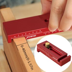 Depth Measuring Ruler Multipurpose Aluminum Carpenter Depth Measuring Ruler Table Sawing Gauge For Wood Cutting And Creation