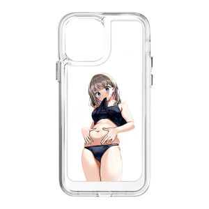 เคสโทรศัพท์ซิลิโคนใสสำหรับผู้หญิงที่มีหน้าท้องเล็ก คู่รัก 15 น่ารัก 13 อนิเมะ 12 แอนิเมชั่น 14 บุคลิกภาพ iPhone 16 pro Max