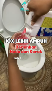 Zenic Clean Quickly Toilet Cleaner 1 Liter Cairan Pink/MerahPembersih Kerak Membandel Dikamar Mandi Dan Toilet Bisa COD