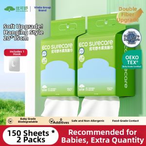 ECO SURECARE | Wall-mounted Baby Facial Tissue 150 Sheets