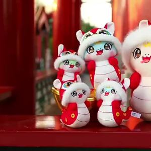 2025 Tahun Boneka ot Ular Mainan Mewah Ular Zodiak Syarikat  Tahun Baru Acara Pembukaan Anak Patung Kecil