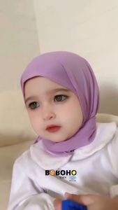 BOBOHO - (LOKAL) JILBAB PASHMINA INSTAN ANAK BAYI USIA 0-2 TH / PASTHAN BABY