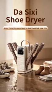 TINSOL 4-Arm Foldable Shoe Dryer Sterilization and Deodorization Intelligent Constant Temperature Timed Quick-Dry Shoe Machine