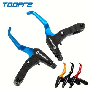 TOOPRE | TOOPRE 3 Finger Aluminum Alloy Bike Brake Levers Pair V Brake Mechanical Disc Brake Handle for MTB Folding Bike