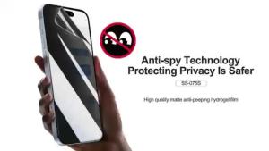 SUNSHINE SS-057 Anti-pressure Anti-fingerprint Flexible Hydrogel Film for Mobile Phone Screen Curved Screen Protective Film Tool