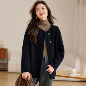 Red Knitted Cardigan Womens 2025 Horse Year Lucky Year Simulation Woolen Coat High-End Feelings Commute Style Loose Fit Outerwear