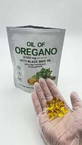 WISHCA Oregano Oil & Black Seed Oil Complex 6000mg Daily Health Supplement Supports Gut Health & Overall Well-Being 300 Softgels