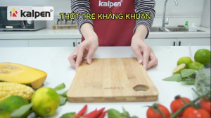 Thớt tre kháng khuẩn Kalpen hàng chính hãng