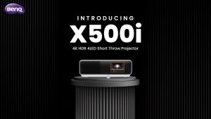 BenQ X500i 4K 2200lm Android TV built-in Short Throw Console Gaming Projector (โปรเจคเตอร์ 4k)