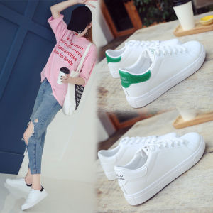 Luzi Belle 2024 Spring New Genuine Leather White Sneakers Womens Shoes Korean Style Versatile Flat Bottom Sports Casual Board Shoes