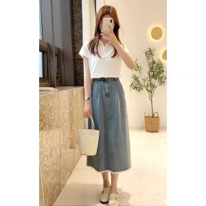 XUECAIQI | Slimming And Concealing Two-Piece Set