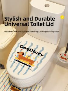 Thickened VU Type Toilet Seat Cover Board Meisda Household Universal Toilet Lid Covering Sticker Comfortable Seat Pad Accessory