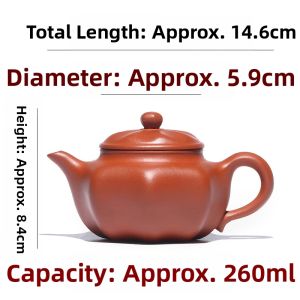 CANGHUTIANXIA | Red Clay Handmade Small Capacity Teapot