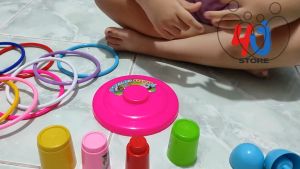 Mainan Anak Hoopla Lempar Cincin Adu Jitu Lempar Gelang