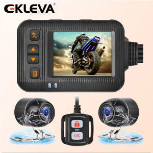 EKLEVA Motorcycle DVR Dash Cam 1080P+1080P Full HD Front Rear View Waterproof Motorcycle Camera Logger Recorder black Box Motorcycle Dashcam Z Edge Dash Cam - Lazada