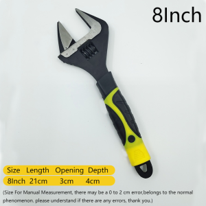 OLOEY | 6/8/12 inch Adjustable Spanners Measuring Wrenches Hole-opening Spanners Household Workshop Multifunction Hand Repair Tools