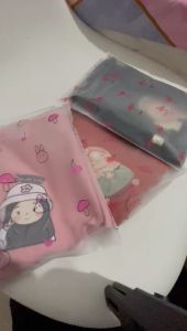 (Keranjangstore.id) - Hijab Instan Anak Bahan Kaos PE - Hijab Serut - Gambar Anak Muslim - Usia 3-9 Tahun Bisa Pake Nama