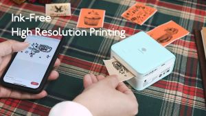 Phomemo M02Pro 304DPI Bluetooth Thermal Label Printer Portable Mini Photo Printer Inkless Handheld Sticker Maker Machine Great For Picture/Notes/DIY Sticker/Barcode/Logo Labels