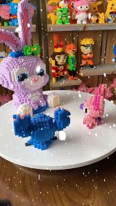 Xếp hình bearbrick bọt biển tinh nghịch sao biển cỡ lớn size to 30cm - 35cm đồ chơi xếp hình nano 3d cho bé chuẩn mẫu