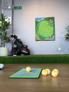 [Chính Hãng ] THẢM TẬP SWING GOLF DÍNH MỤC TIÊU - STICKY TARGET SWING PRACTICE MAT (TẶNG 10 BÓNG GAI)