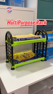 MAXONIC MULTIPURPOSE 2 TIER RACK | DOCUMENT RACK | KITCHEN RACK | DOCUMENT TRAY | RAK SERBAGUNA