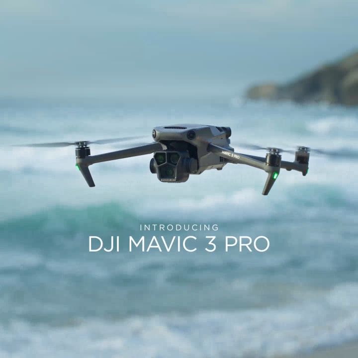 DJI Mavic 3 Pro - Camera Drone | โดรน 3 กล้องตัวแรกของโลก | 4/3" CMOS 5.1K/50fps, 4K/120fps Hasselblad Camera | แข็งแกร่งและทนทานกว่าเดิม