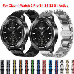22mm Stainless Steel Strap For Xiaomi Watch 2 Pro Metal Replacement Bracelet For Xiaomi Watch S4 S3 S2 S1 Active MiWatch Color 2