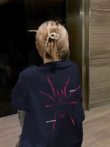 Plus Size Ladies American Retro Trendy Plus Size Short Sleeve T-Shirt Womens Summer Loose Design Niche Style High Street Couples Tops