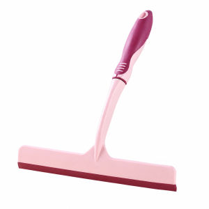 Window Squeegee Long Handle Glass Cleaner Shower Door Mirror Wiper TPR Rubber Blade Bathroom Kitchen Water Removal Cleaning Tool